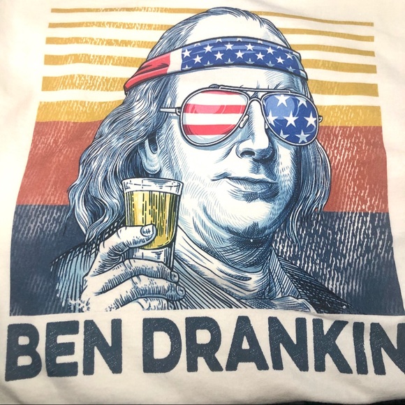 Ben Drankin Graphic Short Sleeve T-Shirt Sz Lg - Picture 11 of 12
